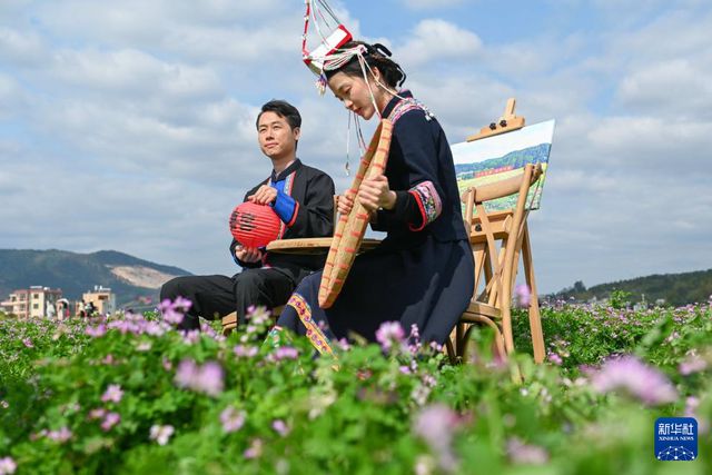 南宫NG28APP紫云花海映新人(图4)
